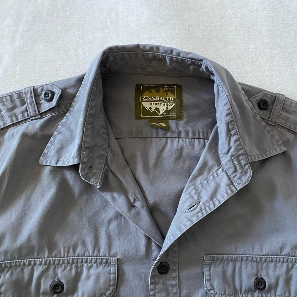 EDDIE Bauer Long Sleeve Shirt Size Medium‎